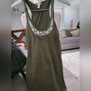 Abercrombie & Fitch Olive Green Topam Size L